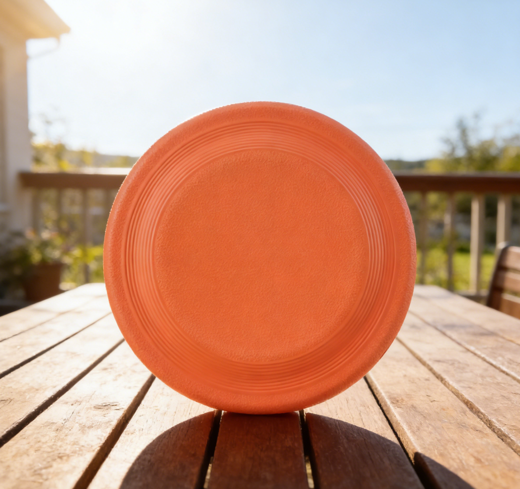 2-Pack 9.25" Durable Rubber Flying Disc - Image 2